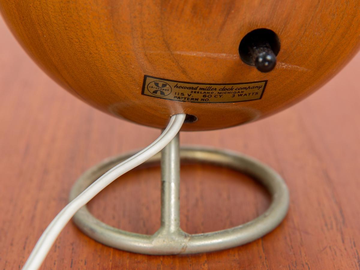 Turned George Nelson Chronopak Desk Clock