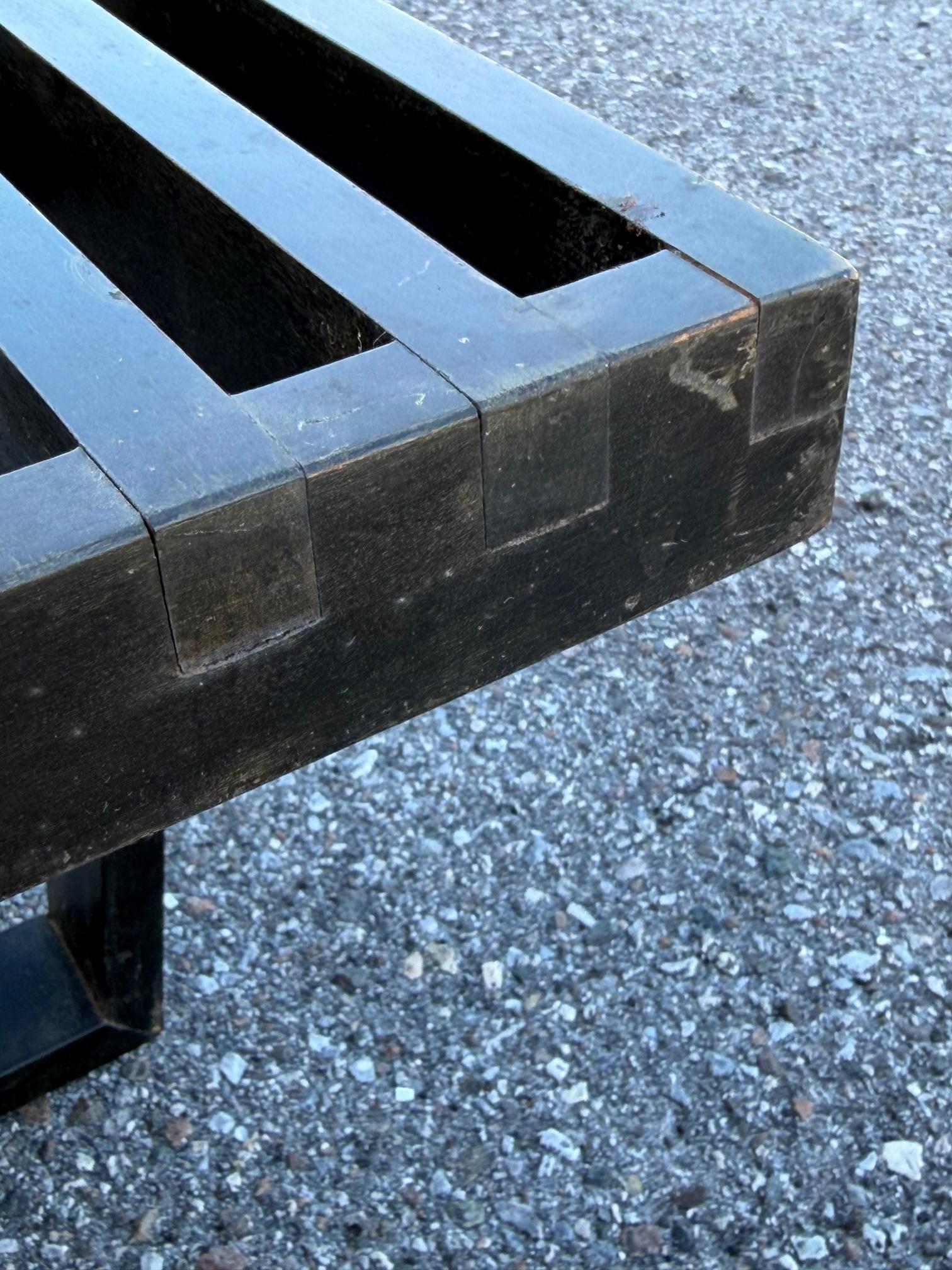 ¡George Nelson Banco de listones clásico Años 50 Original firmado! mediados del siglo XX en venta