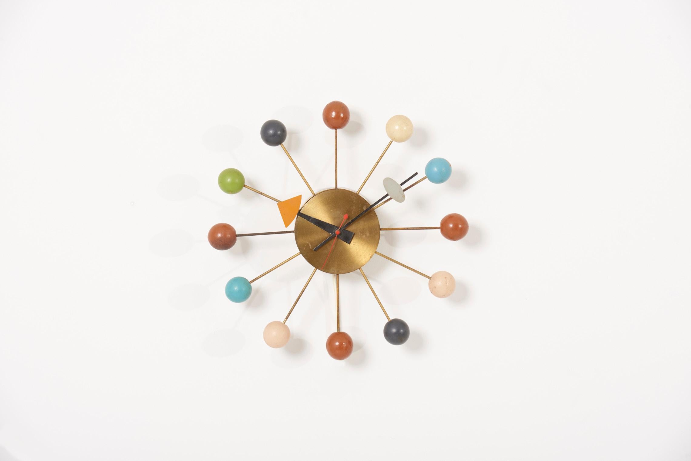 Metal George Nelson Clock for Howard Miller, US, 1950s
