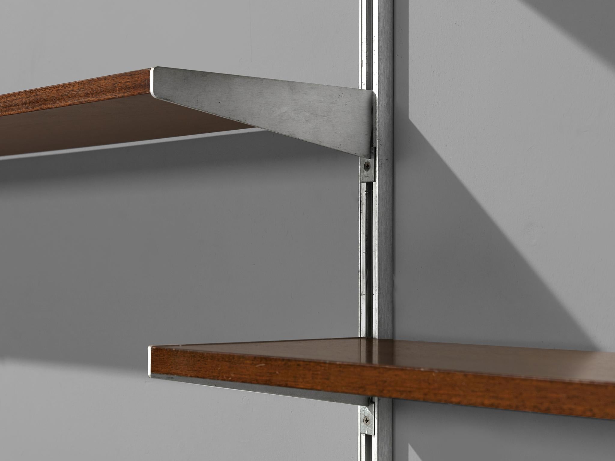 Aluminum George Nelson 'Comprehensive Storage System' Wall Unit