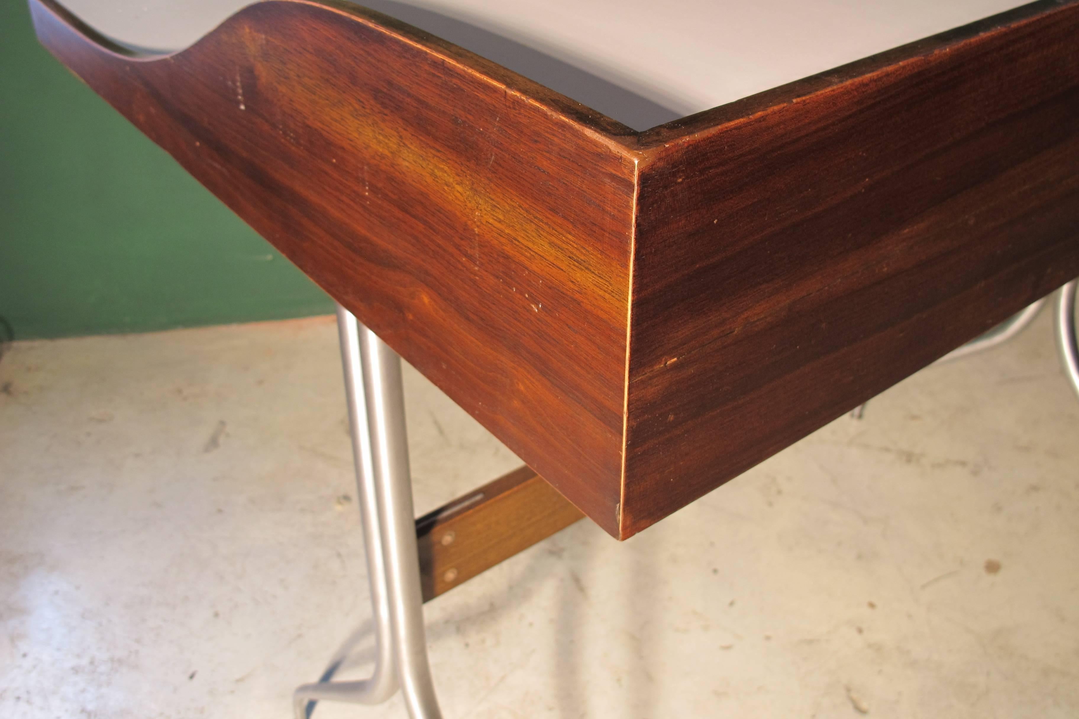 Metal George Nelson Design, Desk 1958, Produced by Herman Miller