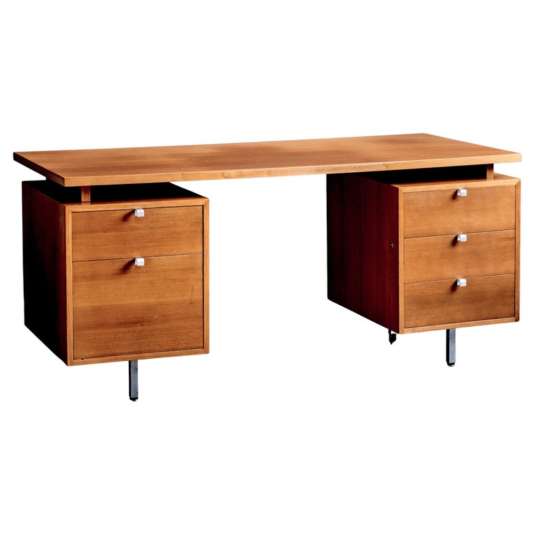 George Nelson Desk for Herman Miller, 1960s For Sale at 1stDibs