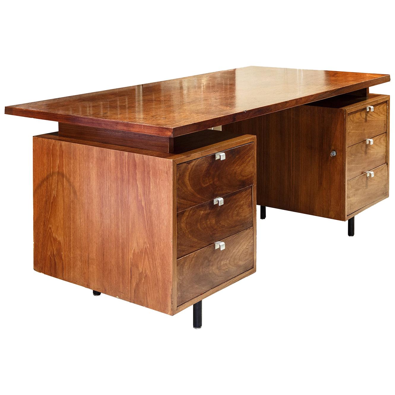 George Nelson Desk in Rosewood from Herman Miller 1960s United States