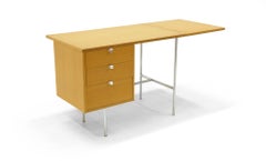 George Nelson Drop Leaf Desk for Herman Miller, Original Combed Oak, Excellent