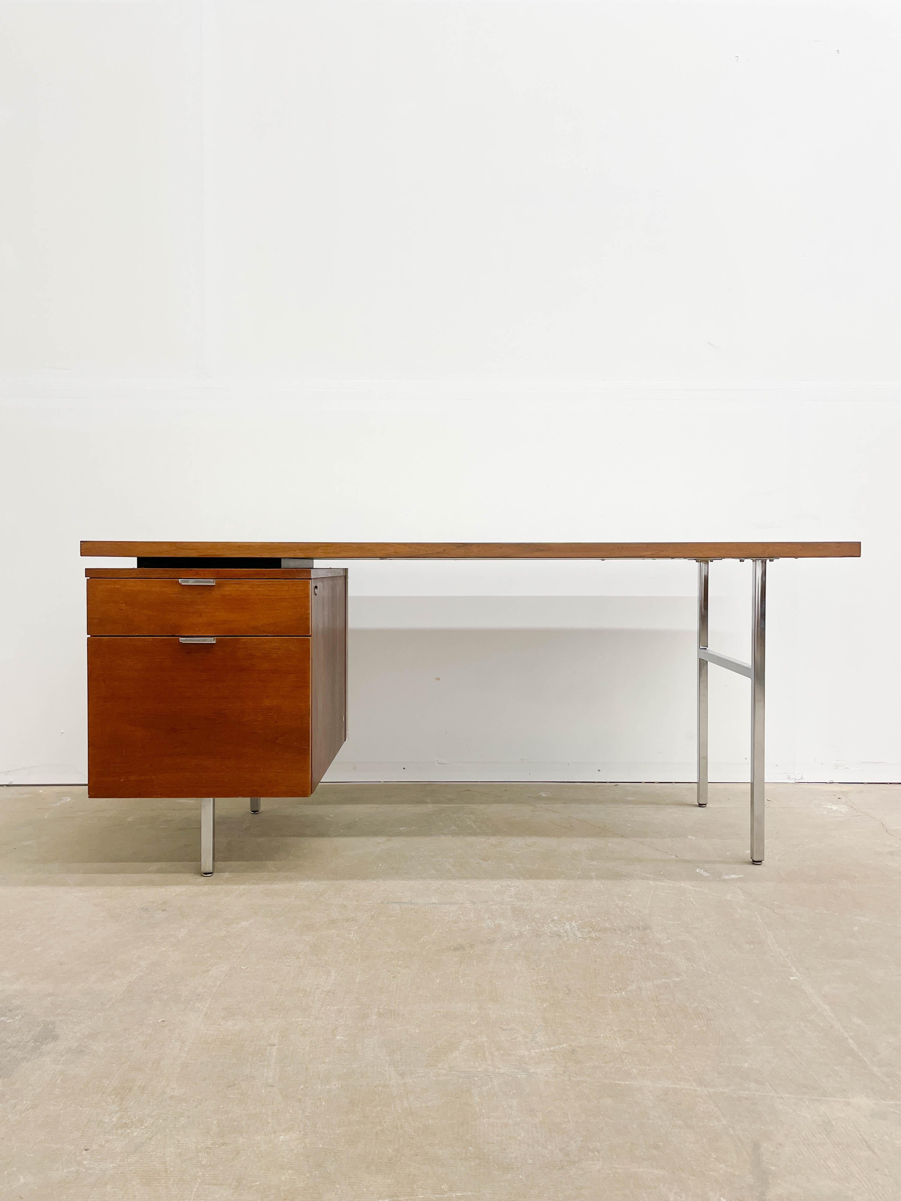 George Nelson Eog Desk with Off-White Top 5
