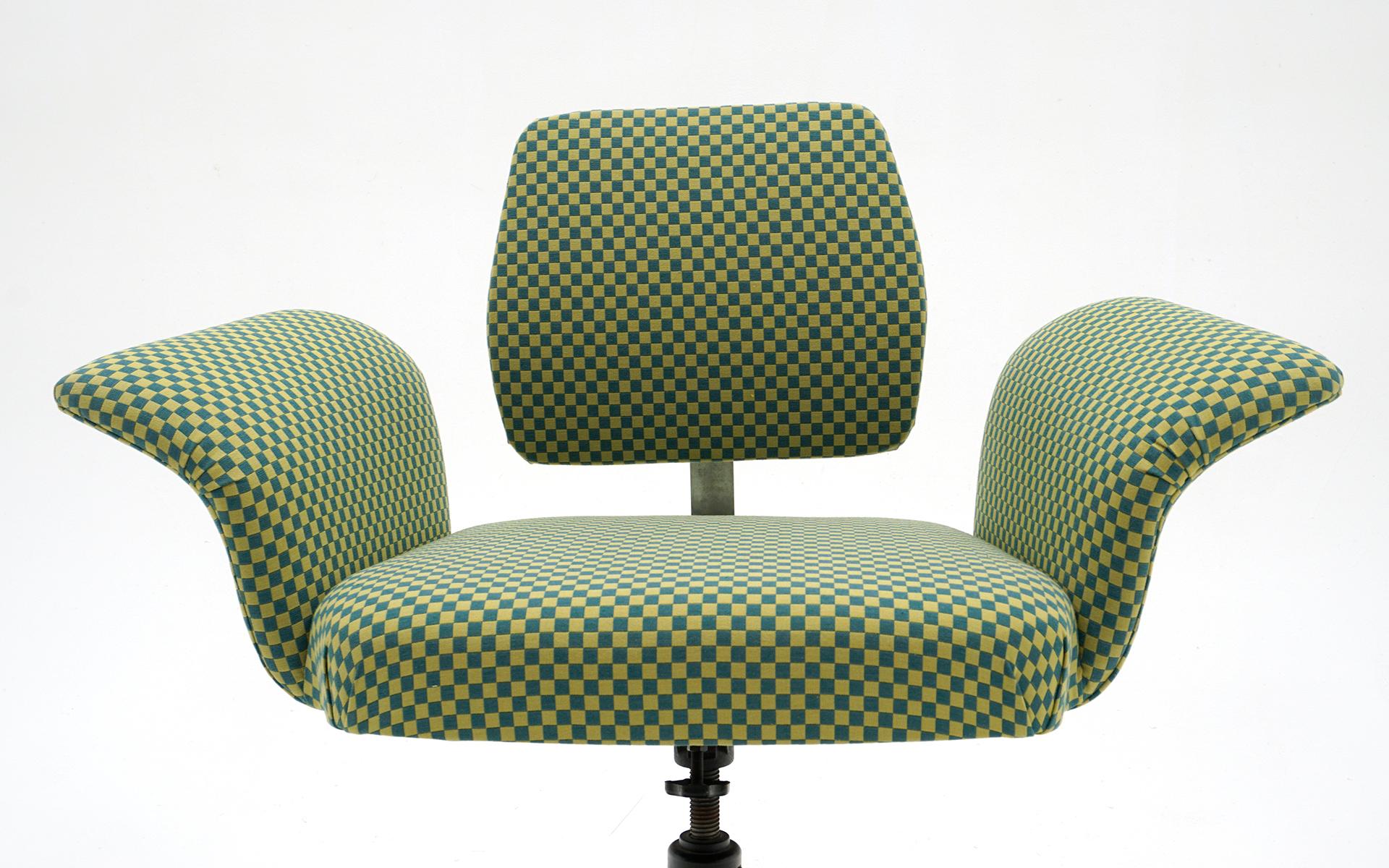 Mid-Century moderno Sedia Flying Duck di George Nelson con rotelle.  Ripristinato. Alexander Girard Fabrice. in vendita
