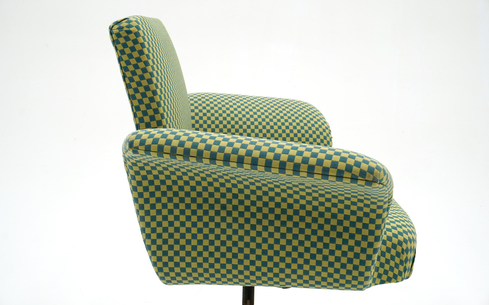 Sedia Flying Duck di George Nelson con rotelle.  Ripristinato. Alexander Girard Fabrice. In condizioni buone in vendita a Kansas City, MO