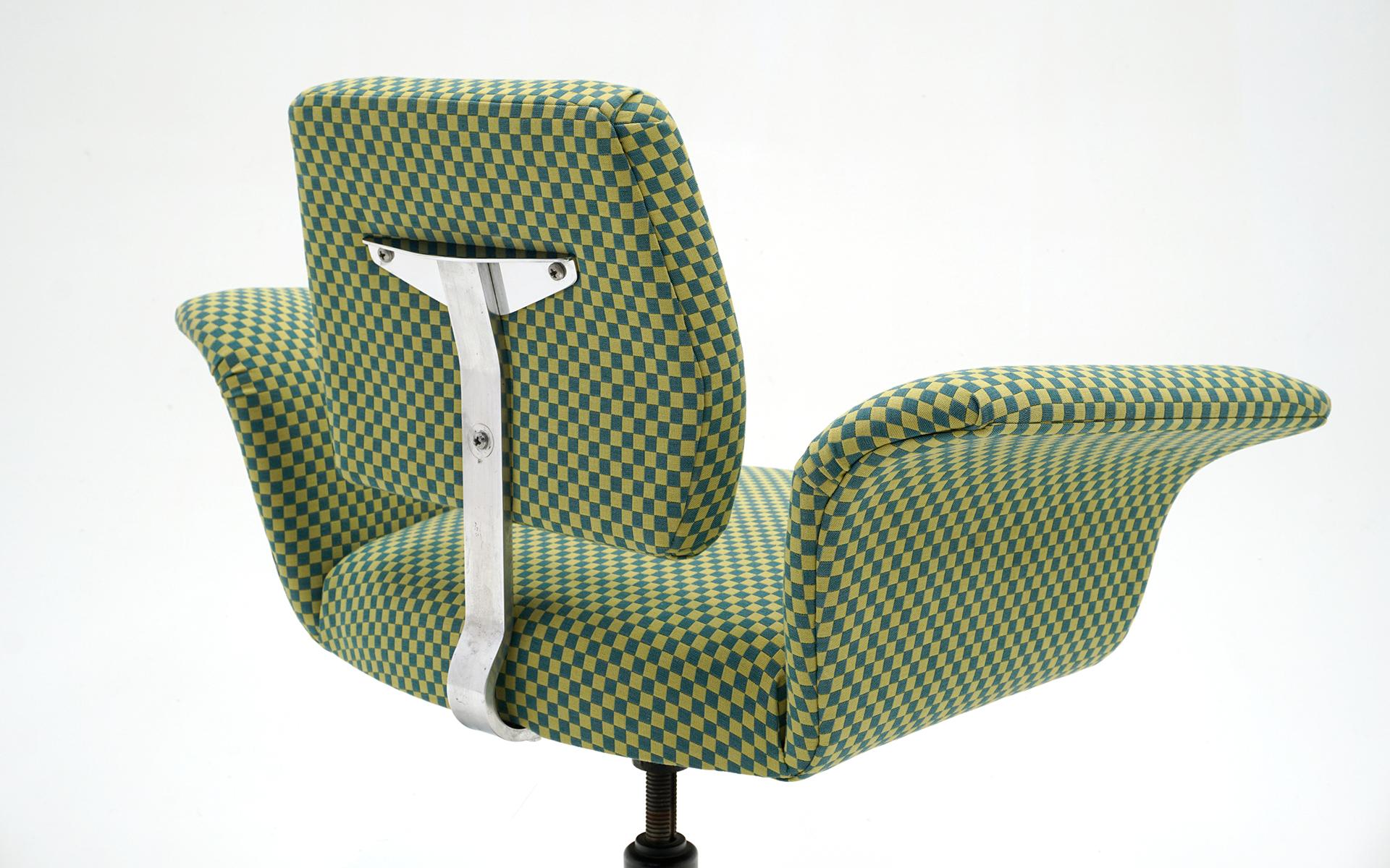 Metà XX secolo Sedia Flying Duck di George Nelson con rotelle.  Ripristinato. Alexander Girard Fabrice. in vendita