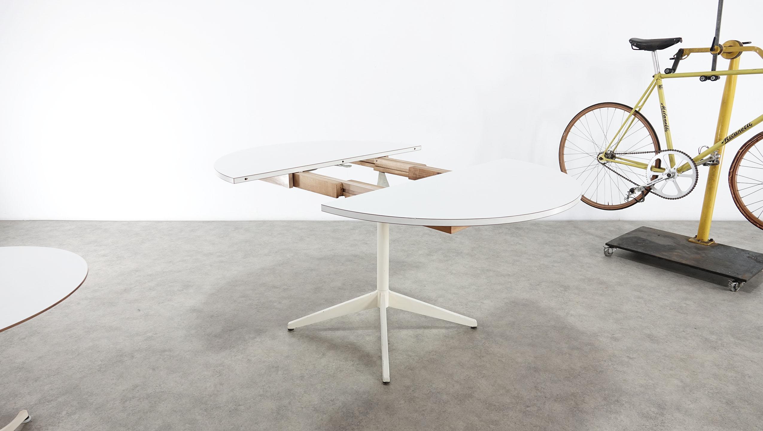 George Nelson for Contura, Herman Miller White Laminate Dining Table 1
