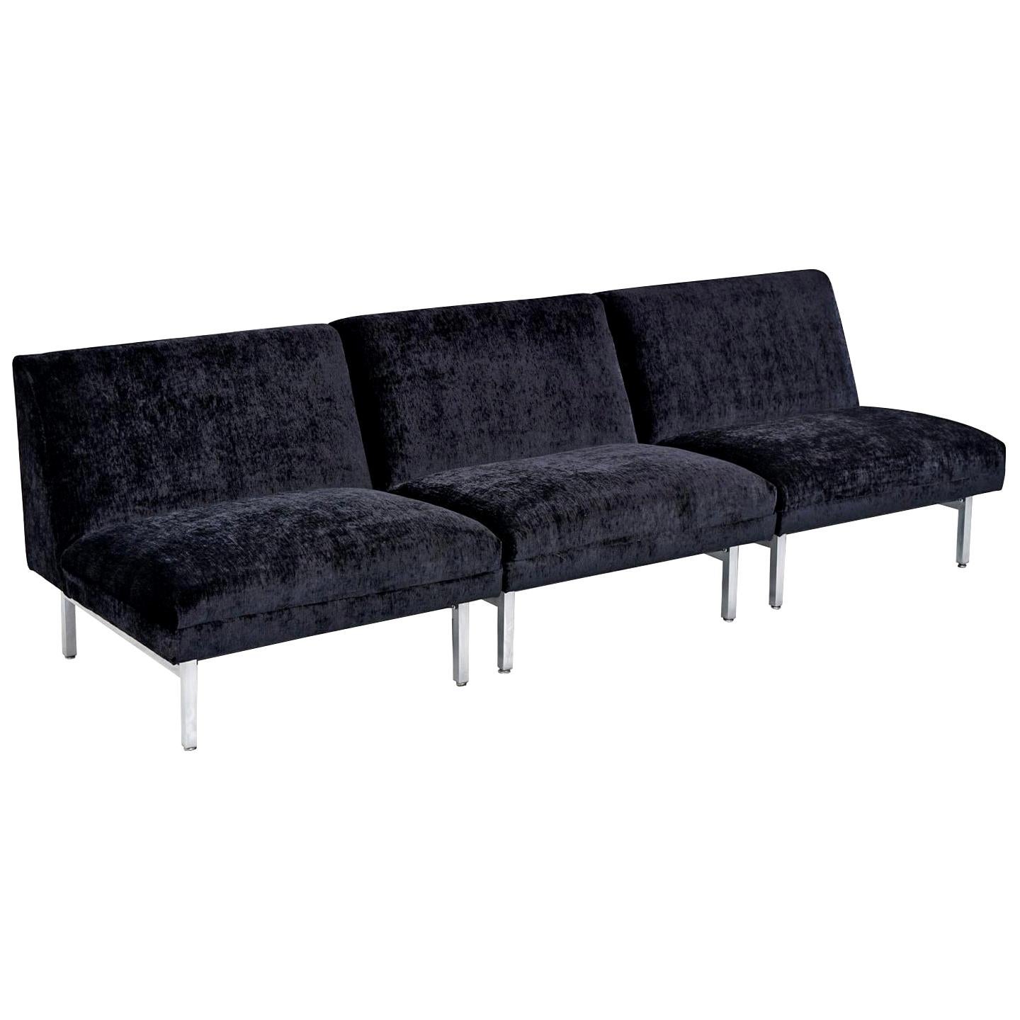 George Nelson for Herman Miller 3-Piece Modular Sectional Sofa Couch