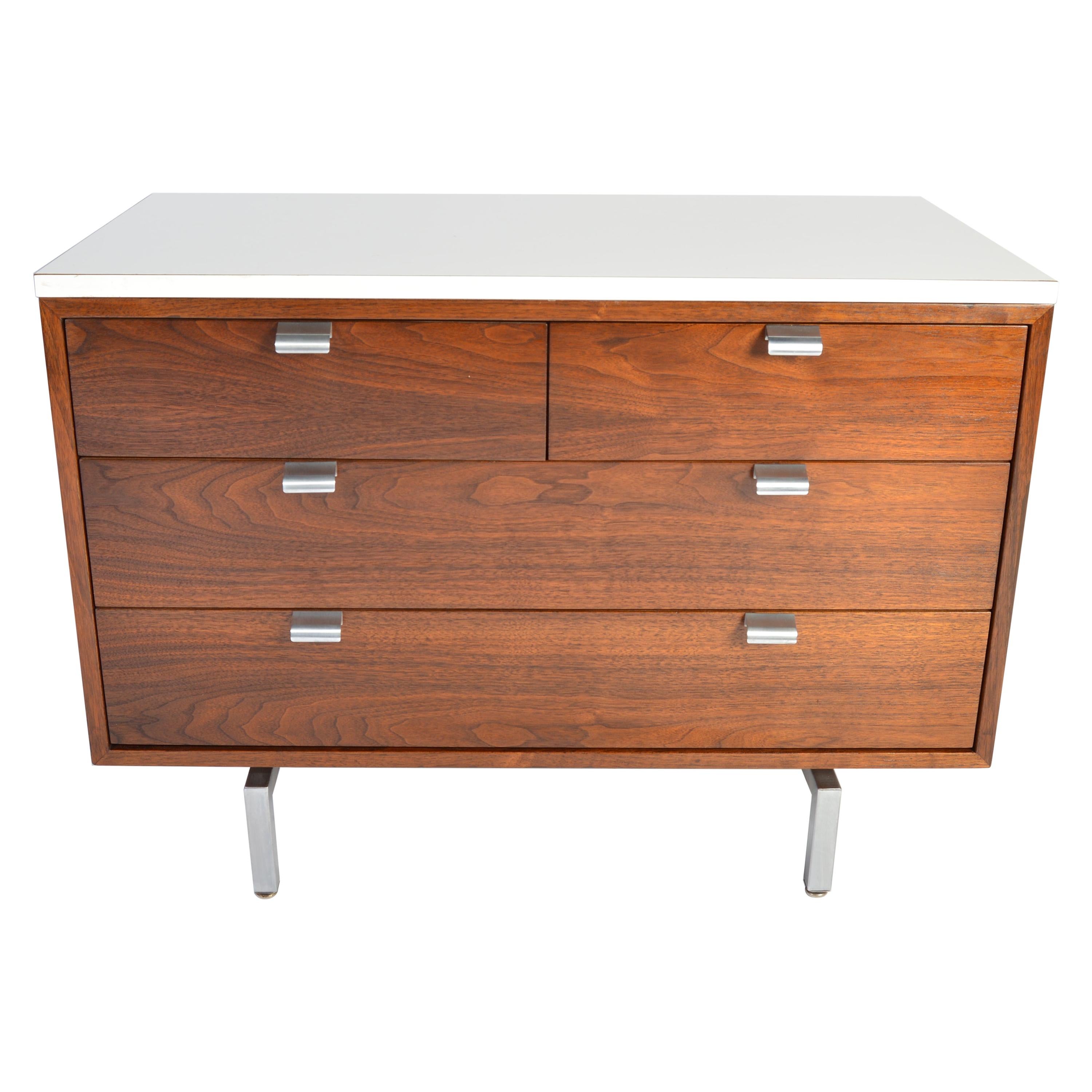 George Nelson for Herman Miller 4-Drawer Cabinet/Credenza in Walnut