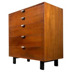 Retro George Nelson for Herman Miller 5 Drawer Mid-Century Modern Dresser, circa 1950s