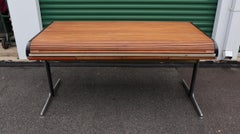 George Nelson for Herman Miller Action Office I Tambour Roll Top Office Desk
