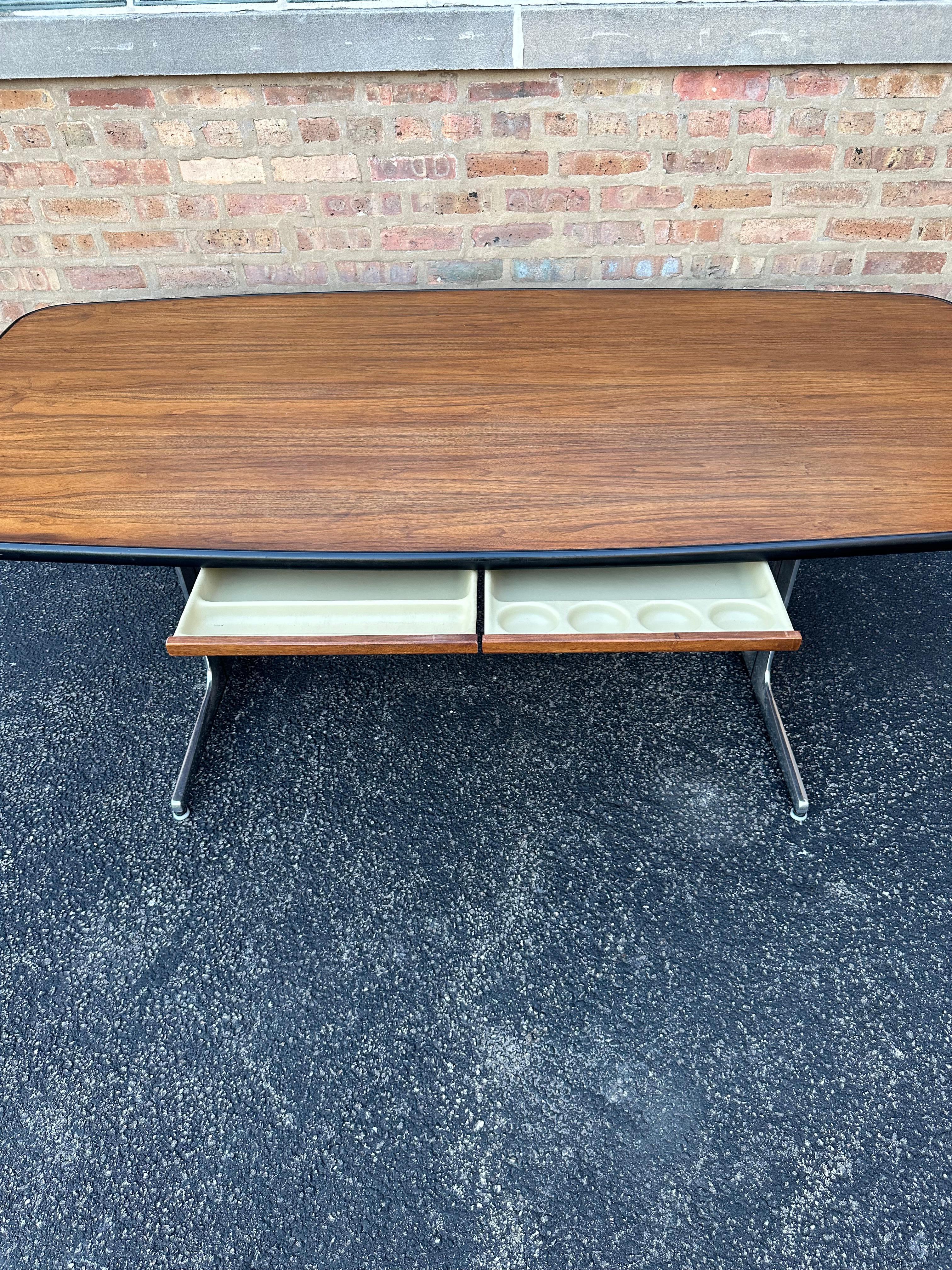 American George Nelson for Herman Miller Action Office Table or Desk For Sale