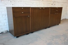 George Nelson for Herman Miller Basic Cabinet Series 3-Piece Sideboard Cabinet