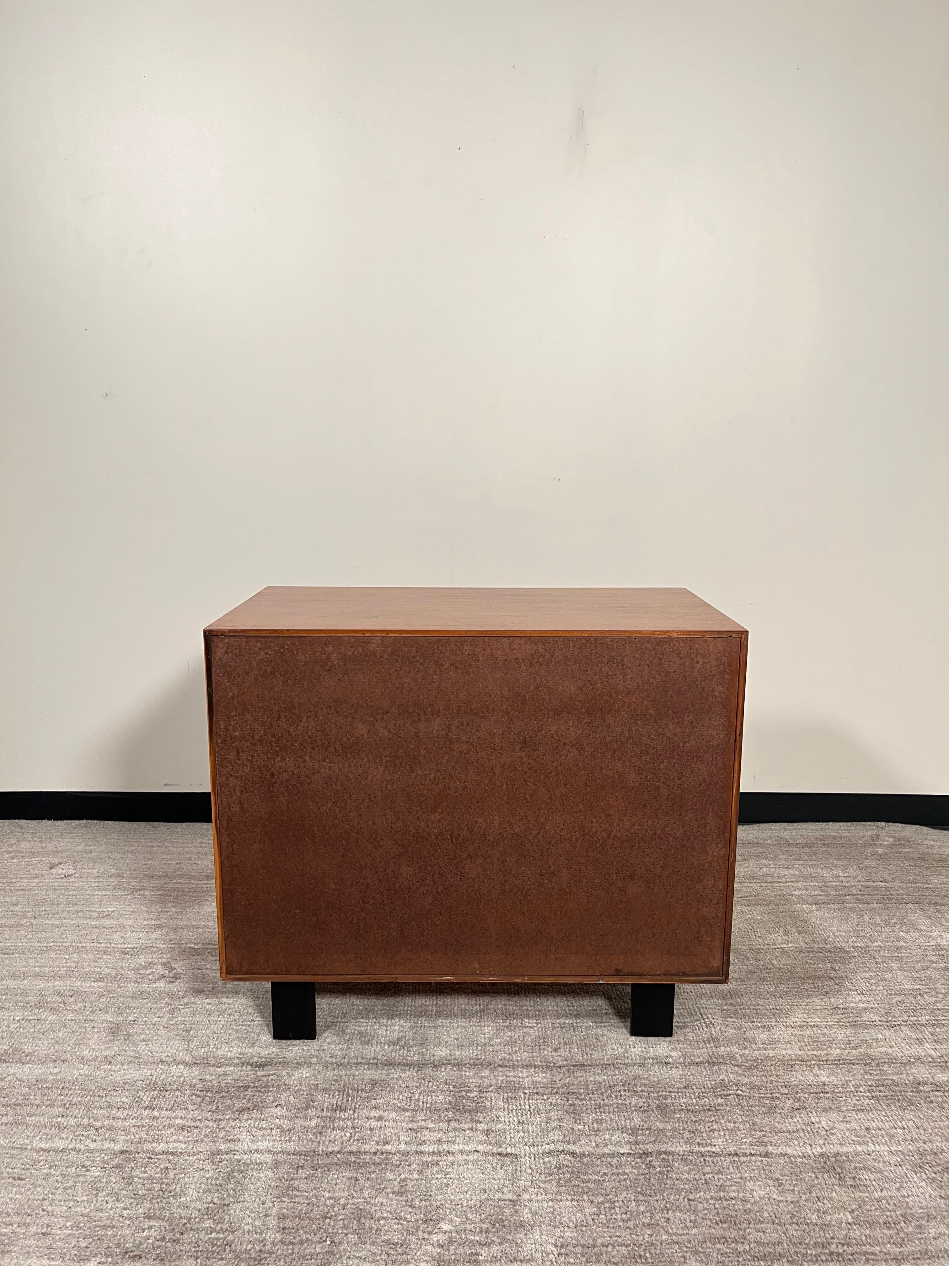 George Nelson for Herman Miller 'Basic Cabinet Series' Dresser, c. 1955, Signed In Excellent Condition For Sale In Los Angeles, CA