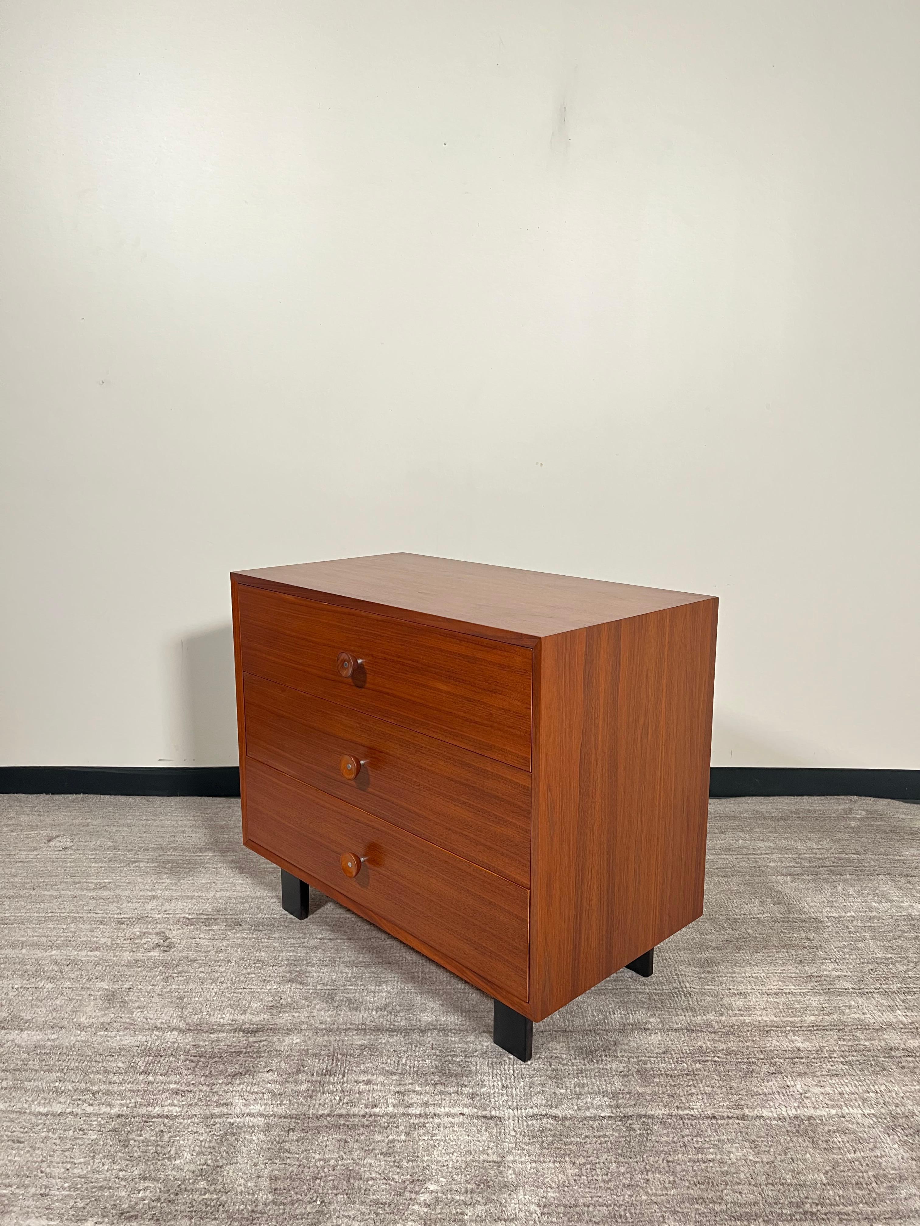Wood George Nelson for Herman Miller 'Basic Cabinet Series' Dresser, c. 1955, Signed For Sale