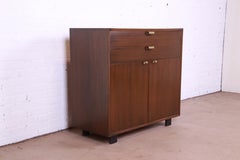 George Nelson for Herman Miller Basic Cabinet Series Walnut Bar Cabinet, 1950s