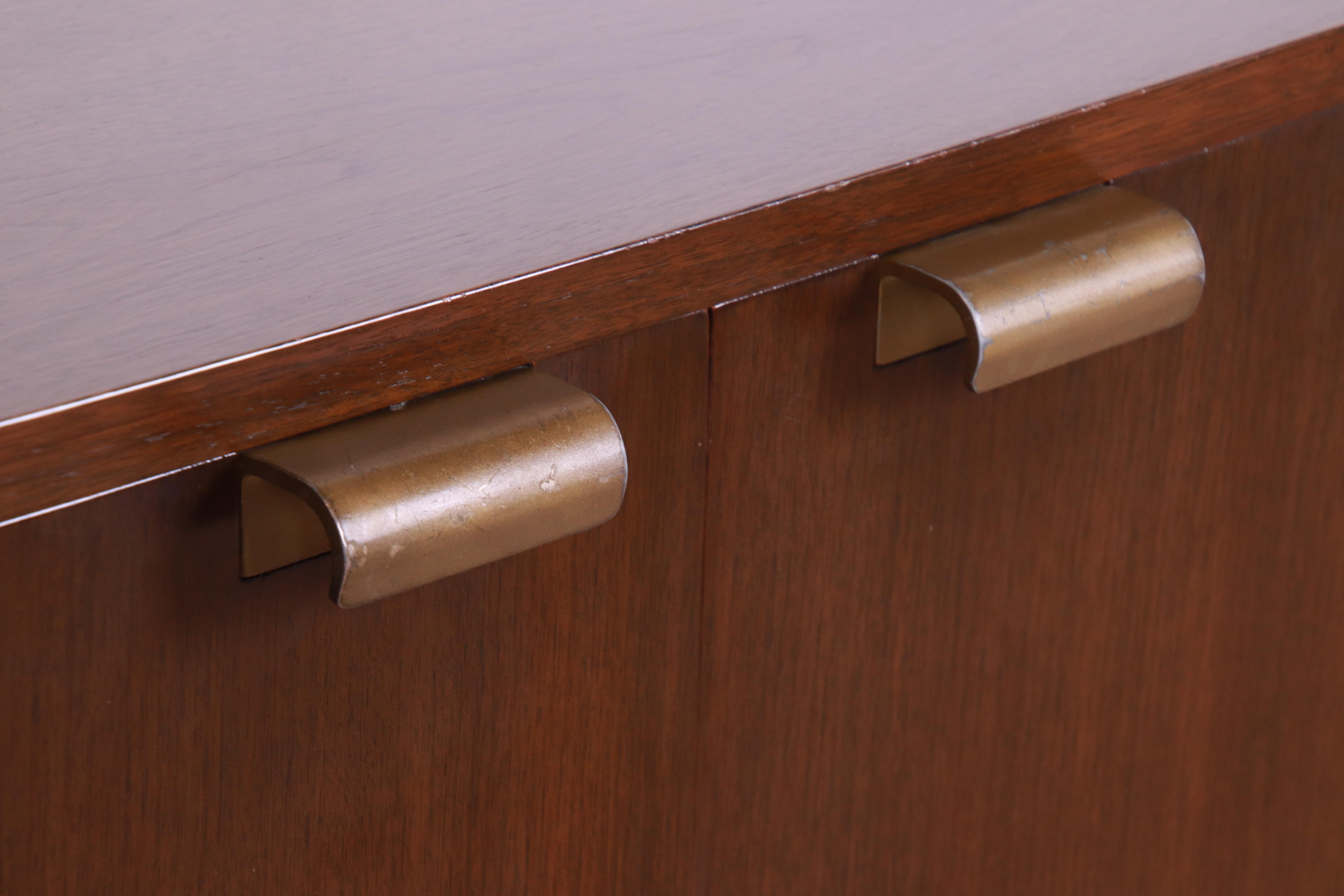 George Nelson for Herman Miller Basic Cabinet Series Walnut Bar Cabinet, 1950s 2