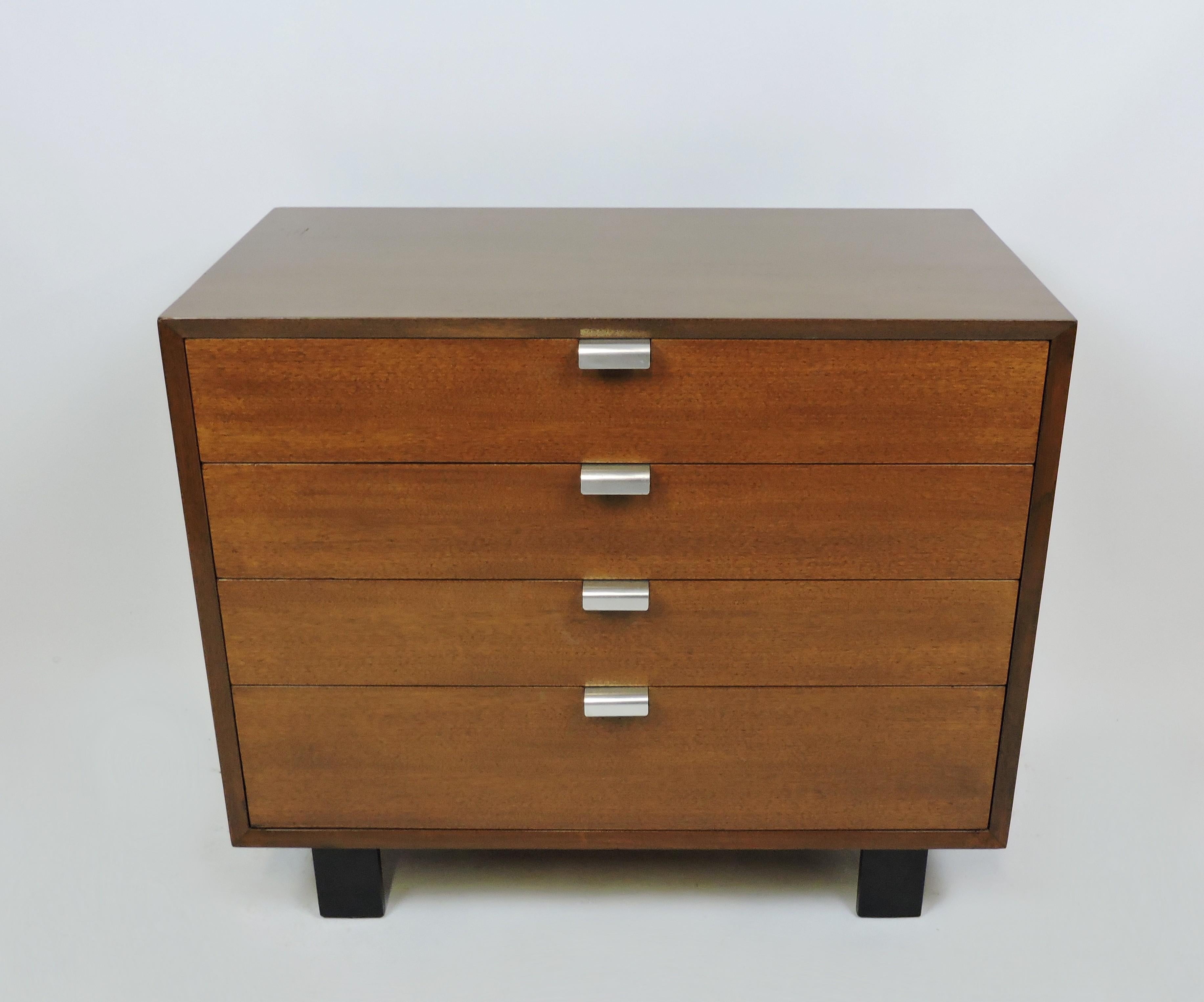 George Nelson for Herman Miller Basic Series Walnut Cabinet Chest of Drawers 5