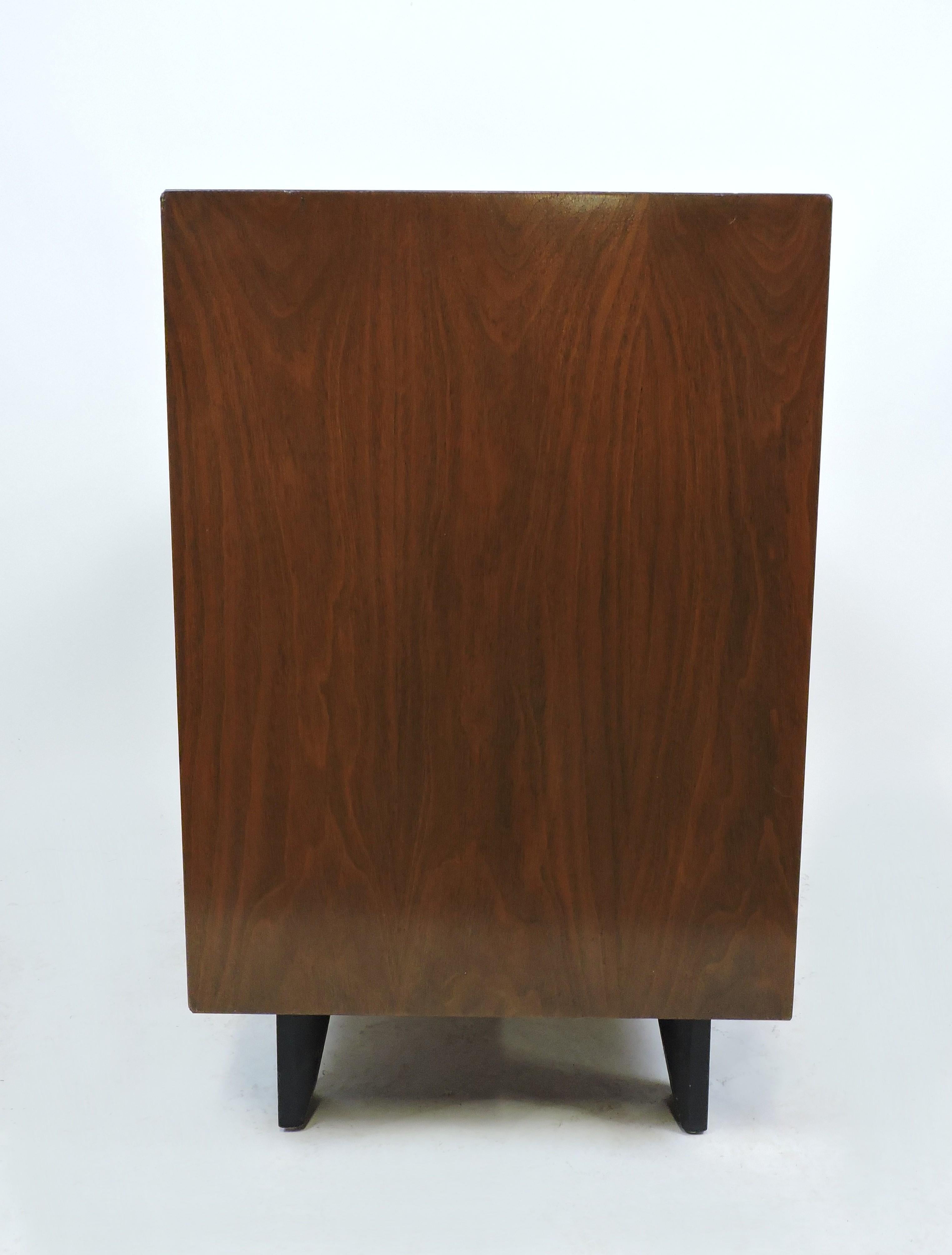 Mid-20th Century George Nelson for Herman Miller Basic Series Walnut Cabinet Chest of Drawers