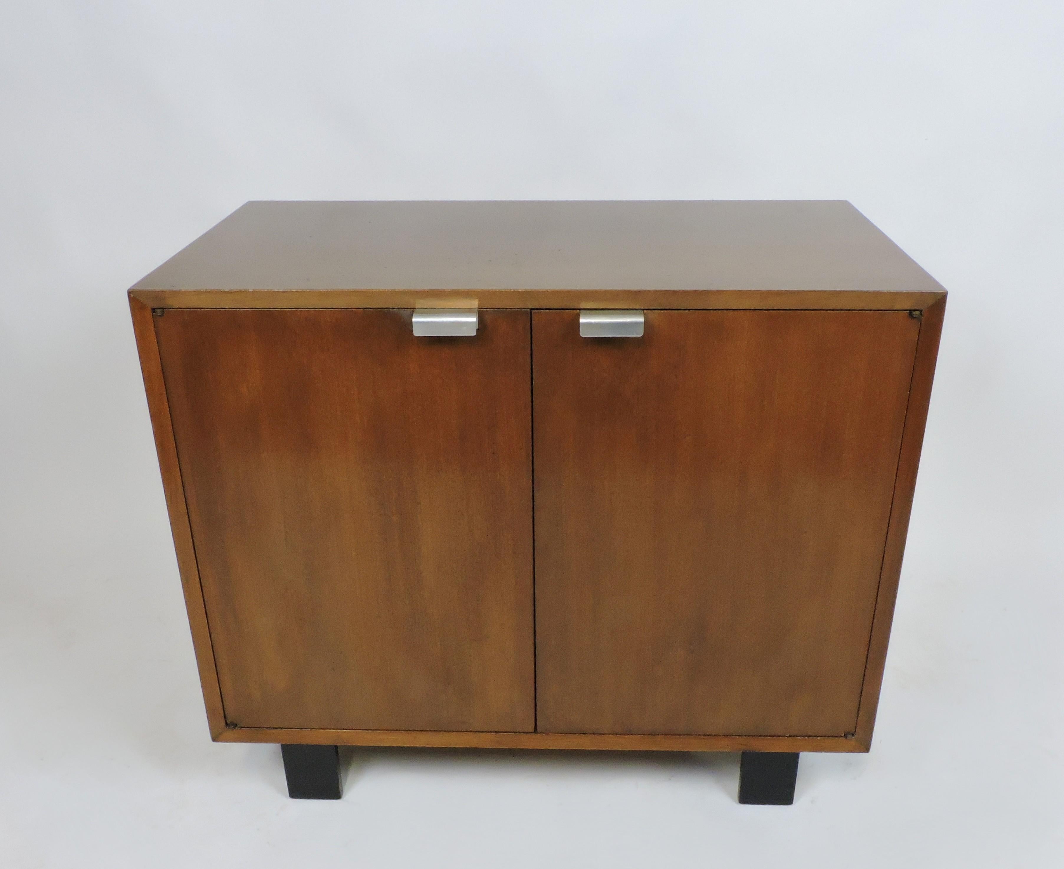 George Nelson for Herman Miller Basic Series Walnut Two Door Cabinet 5