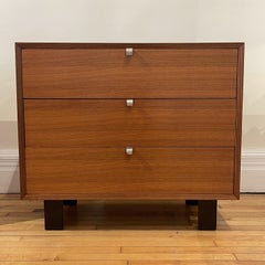 George Nelson for Herman Miller Basic Storage 3 Drawer Dresser in Walnut