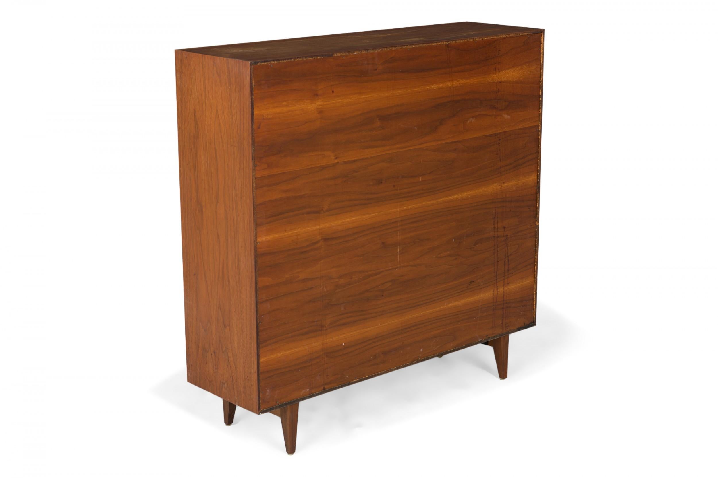 George Nelson for Herman Miller BCS Basic Two Shelf Walnut Veneer Bookshelf For Sale 4