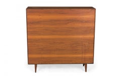 George Nelson for Herman Miller BCS Basic Two Shelf Walnut Veneer Bookshelf