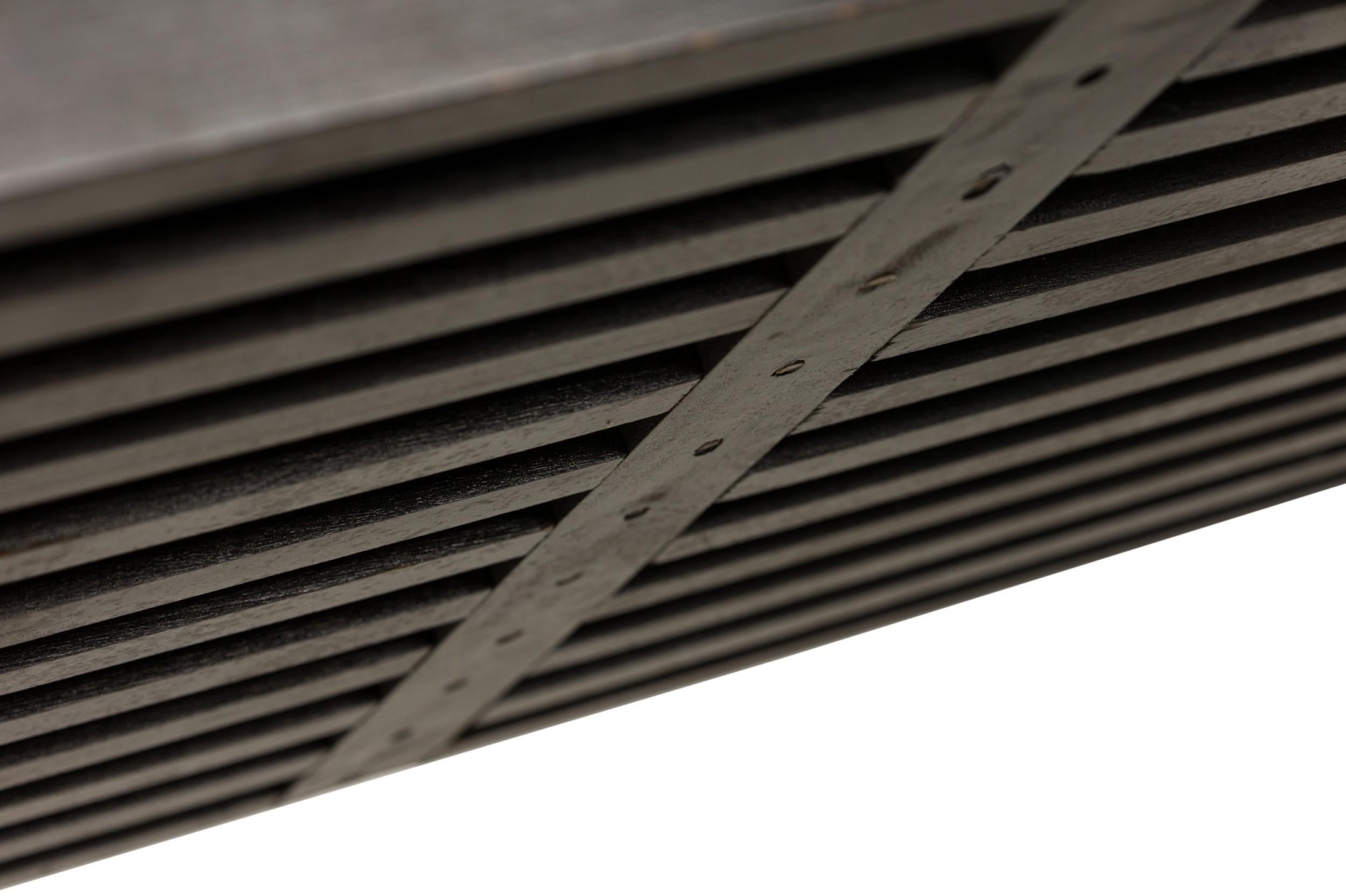 George Nelson per Herman Miller Panca a doghe con piattaforma in legno con finitura nera in vendita 1
