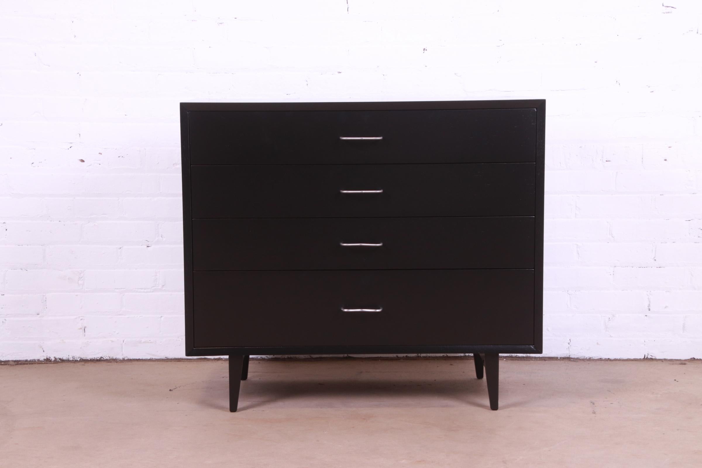 An exceptional mid-century modern four-drawer dresser or chests of drawers

By George Nelson for Herman Miller, 