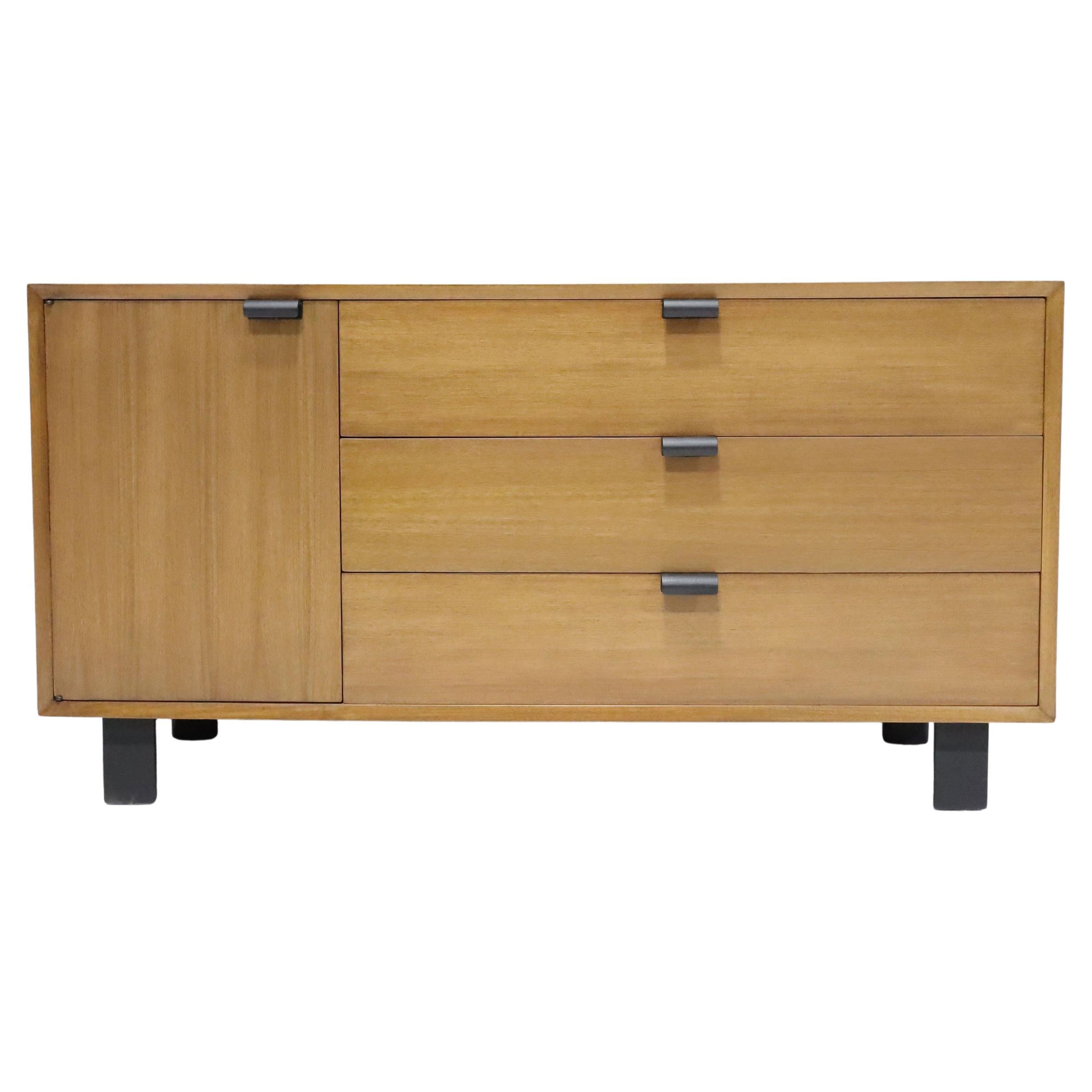 George Nelson for Herman Miller Chest in Walnut with Shelving For Sale