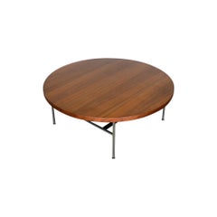 George Nelson for Herman Miller Coffee Table - Model 5756 - Walnut + Aluminum
