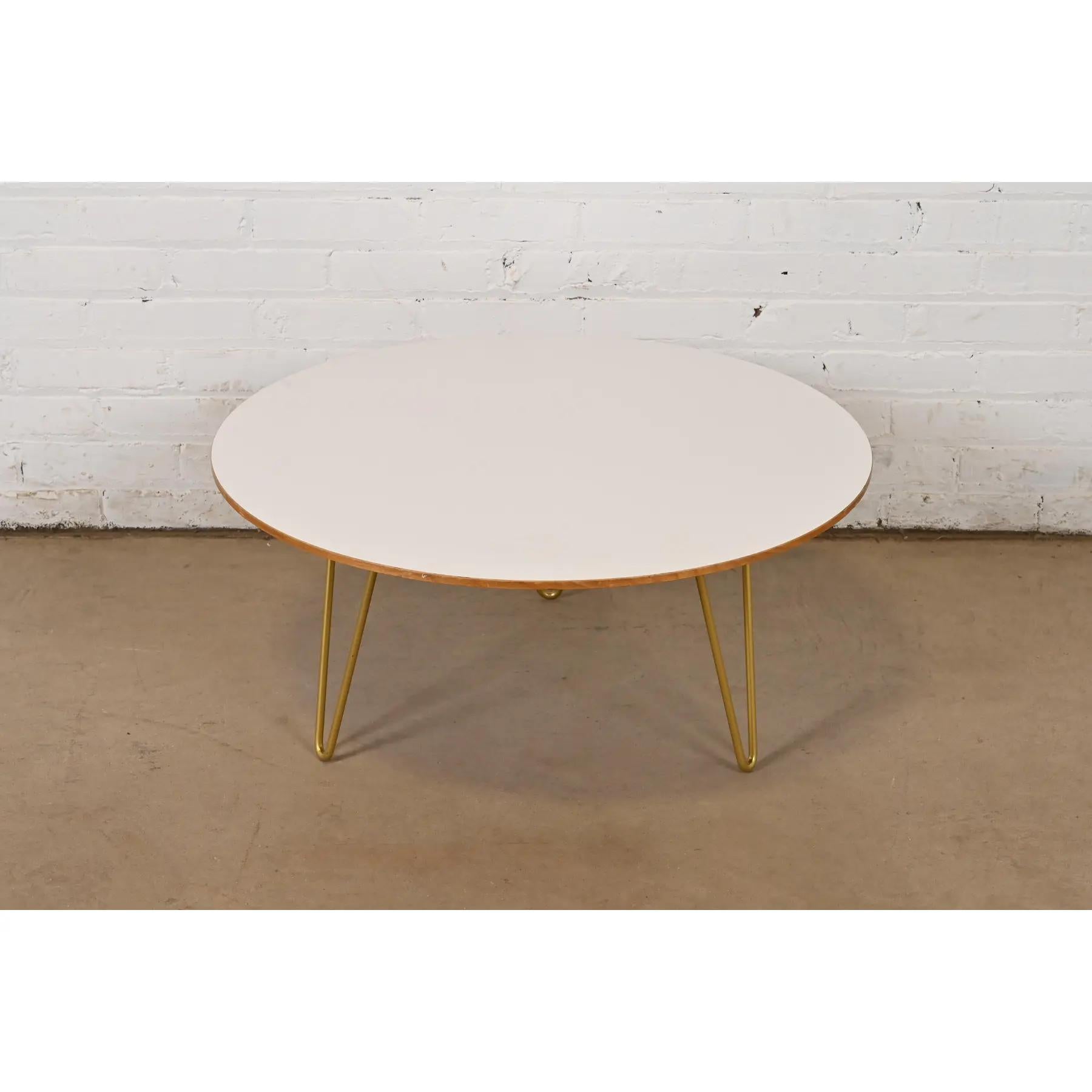 Couchtisch auf Haarnadelbeinen, George Nelson für Herman Miller, 1950er Jahre (amerikanisch) im Angebot