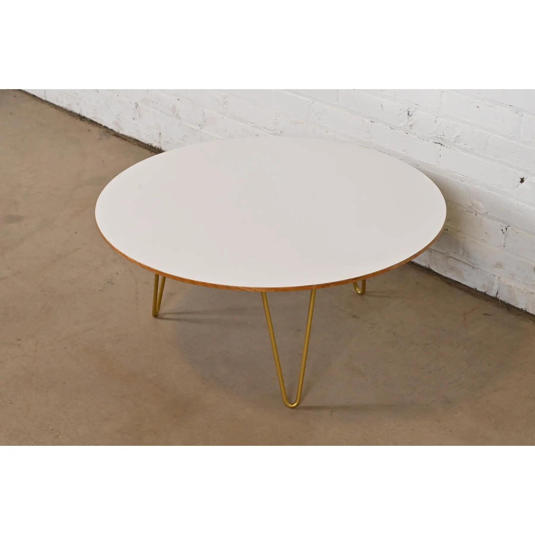 Couchtisch auf Haarnadelbeinen, George Nelson für Herman Miller, 1950er Jahre im Zustand „Gut“ im Angebot in South Bend, IN