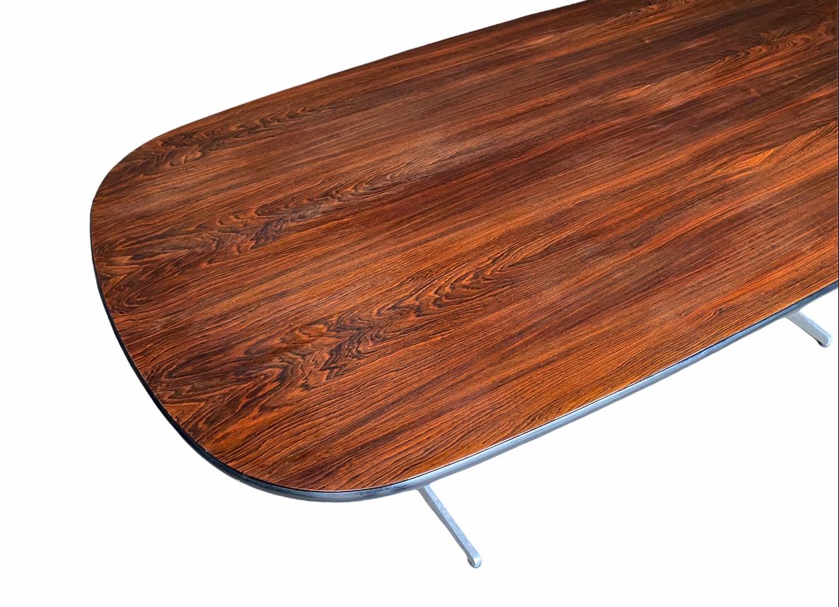 Mid-Century Modern George Nelson for Herman Miller Conference/Dining Table in Rosewood