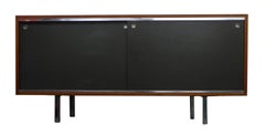 George Nelson for Herman Miller Credenza, Walnut, Stainless Steel and  Laminate