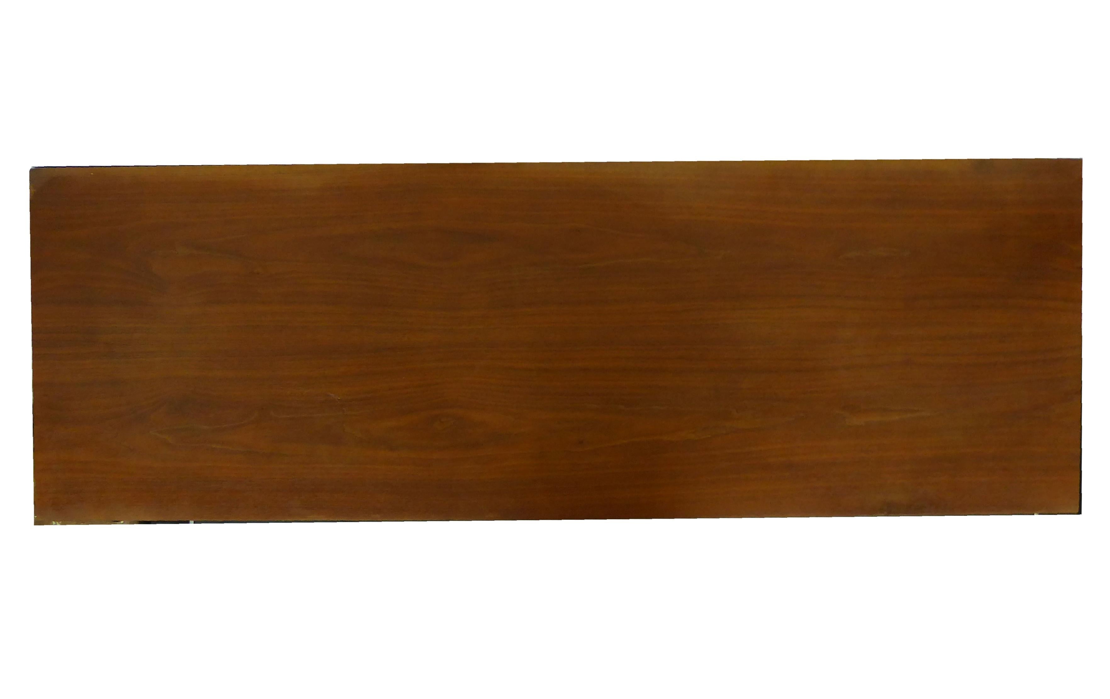 American George Nelson for Herman Miller Credenza, Walnut, Stainless Steel and  Laminate For Sale