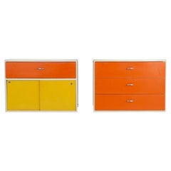 George Nelson para Herman Miller Armarios con estructura de acero personalizados para Hugh DuPree 1960