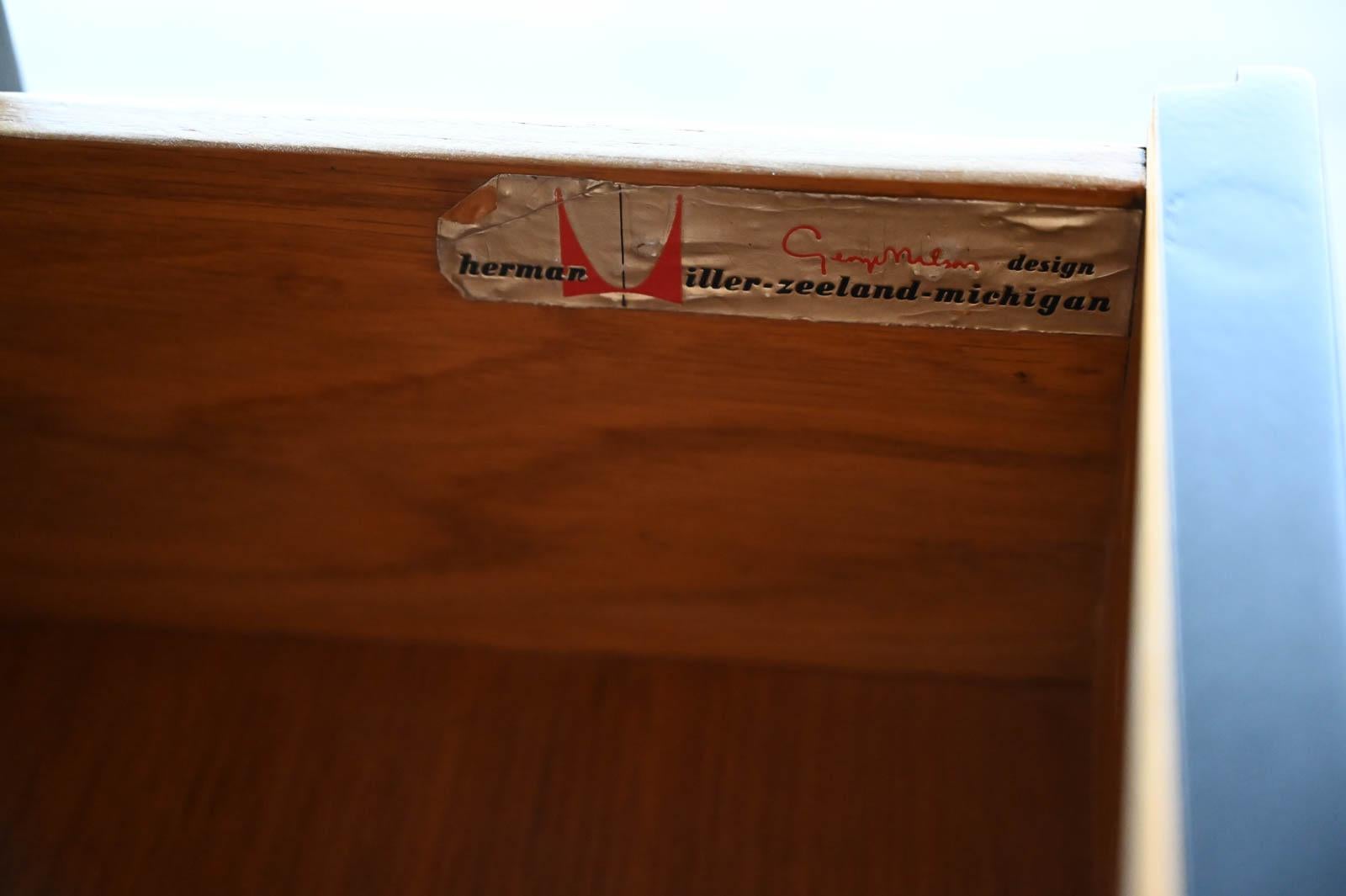 George Nelson for Herman Miller Drop-Leaf Desk Model 4754, ca. 1955 8
