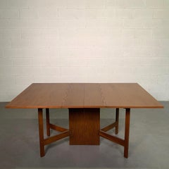 George Nelson for Herman Miller Drop Leaf Gate Fold Dining Table