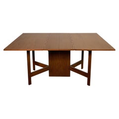 Vintage George Nelson for Herman Miller Drop Leaf Gate Fold Dining Table