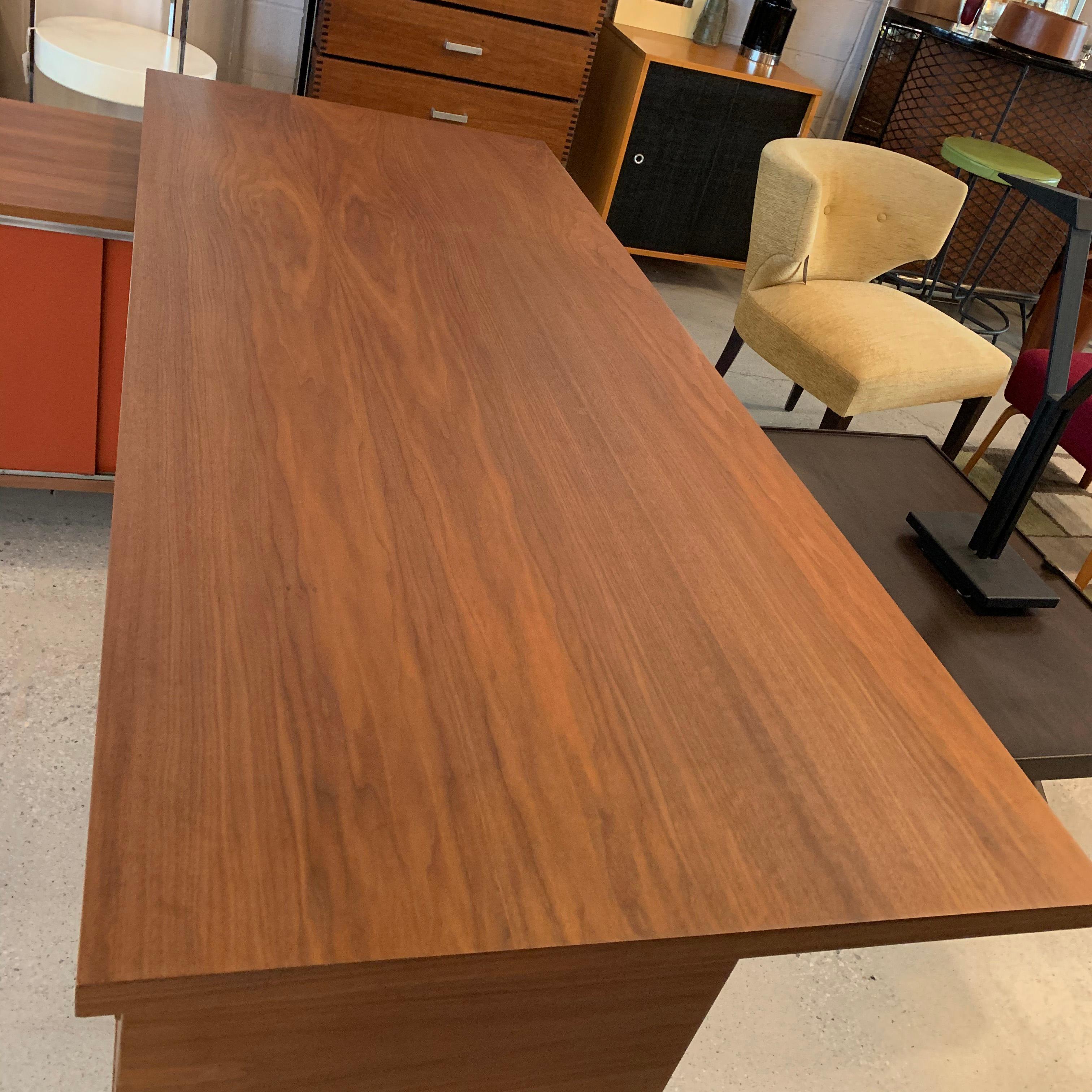 George Nelson for Herman Miller Executive Desk with Credenza Return 3