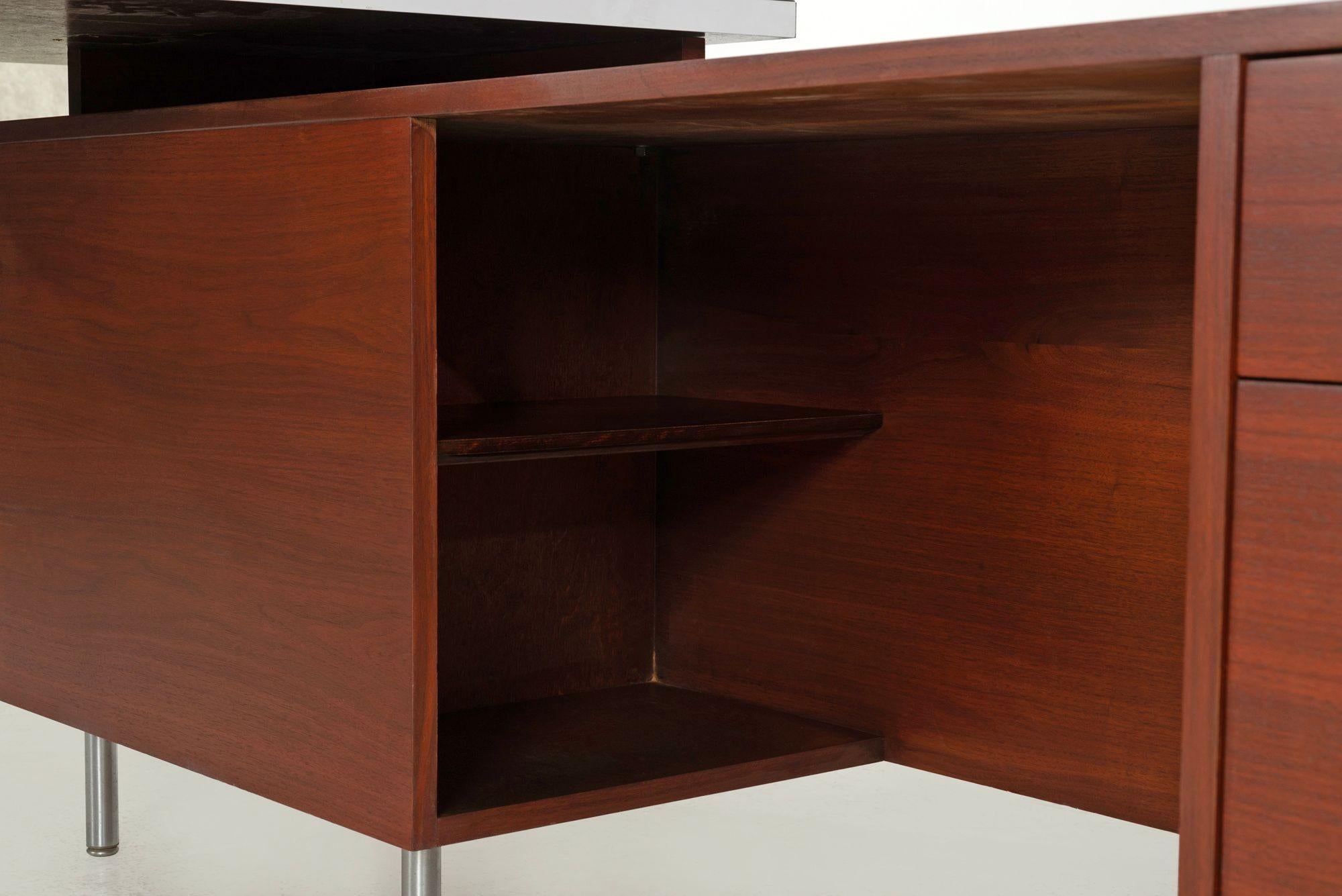 George Nelson for Herman Miller Executive Office desk and Return 1955 For Sale 5