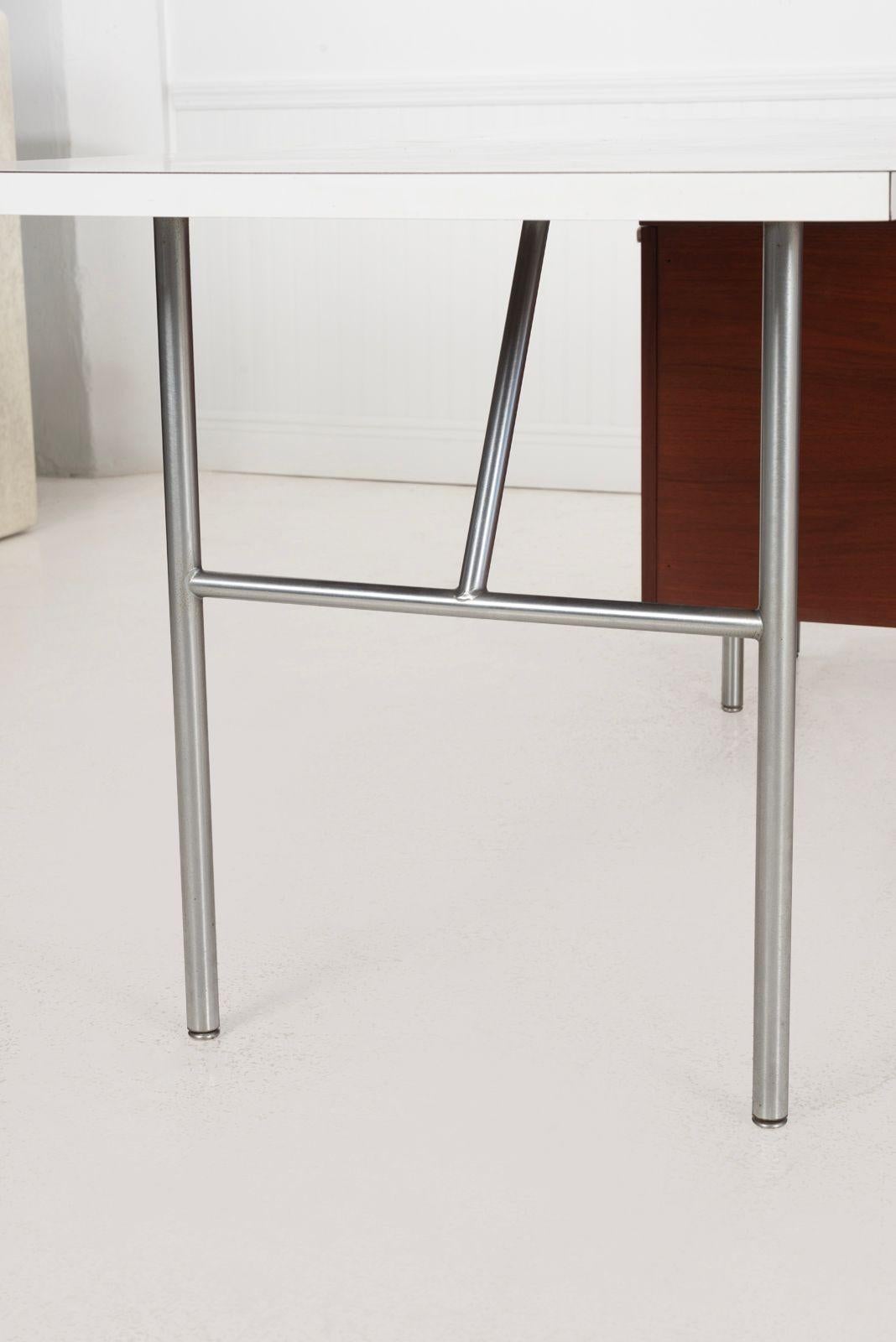 George Nelson for Herman Miller Executive Office desk and Return 1955 For Sale 6