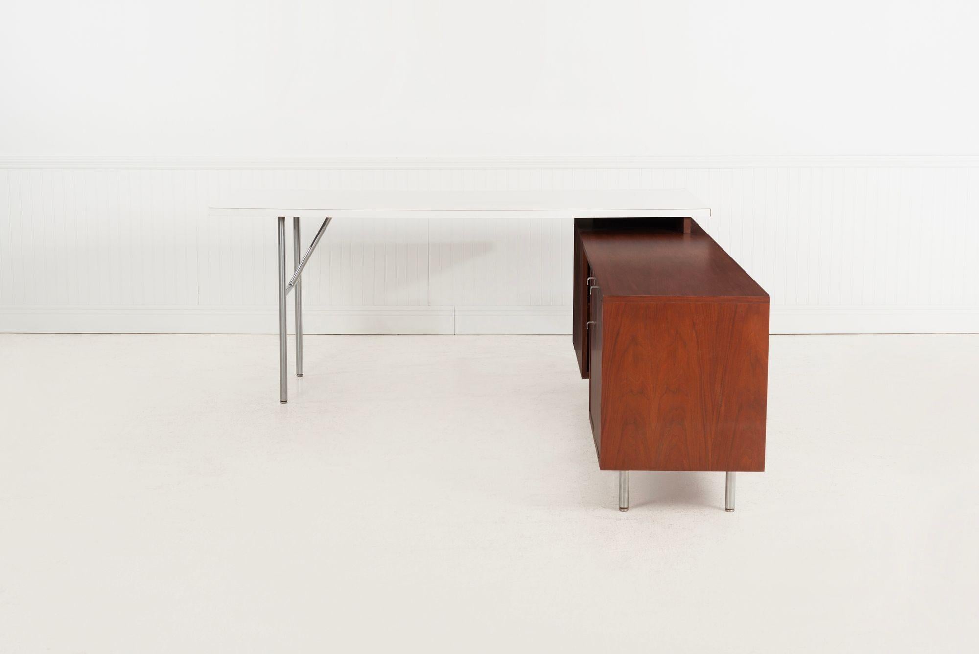 George Nelson for Herman Miller Executive Office desk and Return 1955 For Sale 9