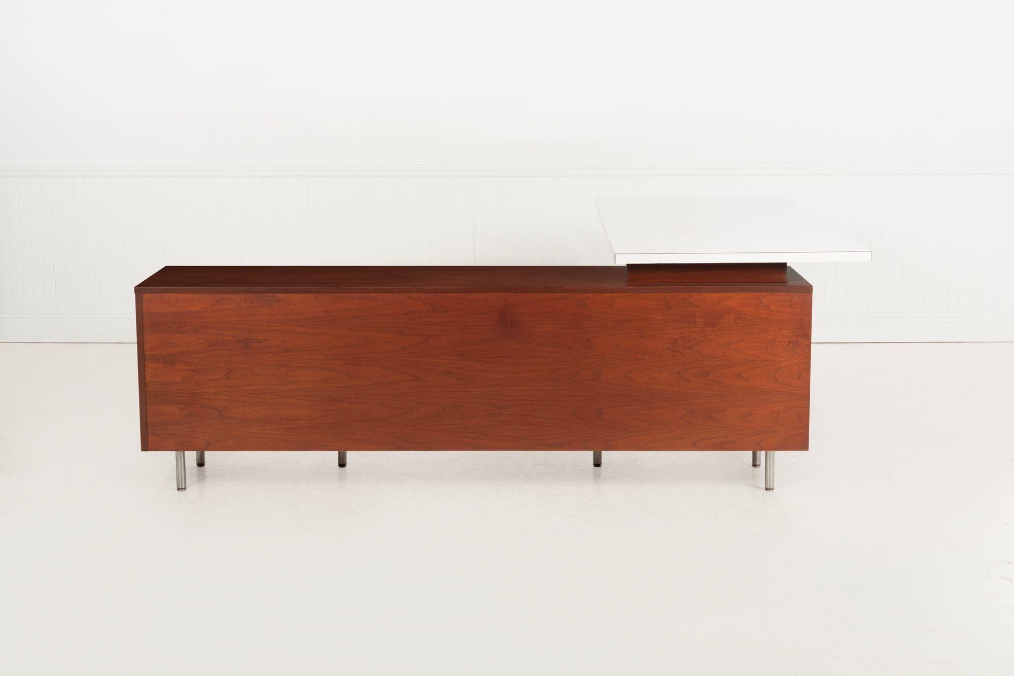 George Nelson for Herman Miller Executive Office desk and Return 1955 For Sale 11
