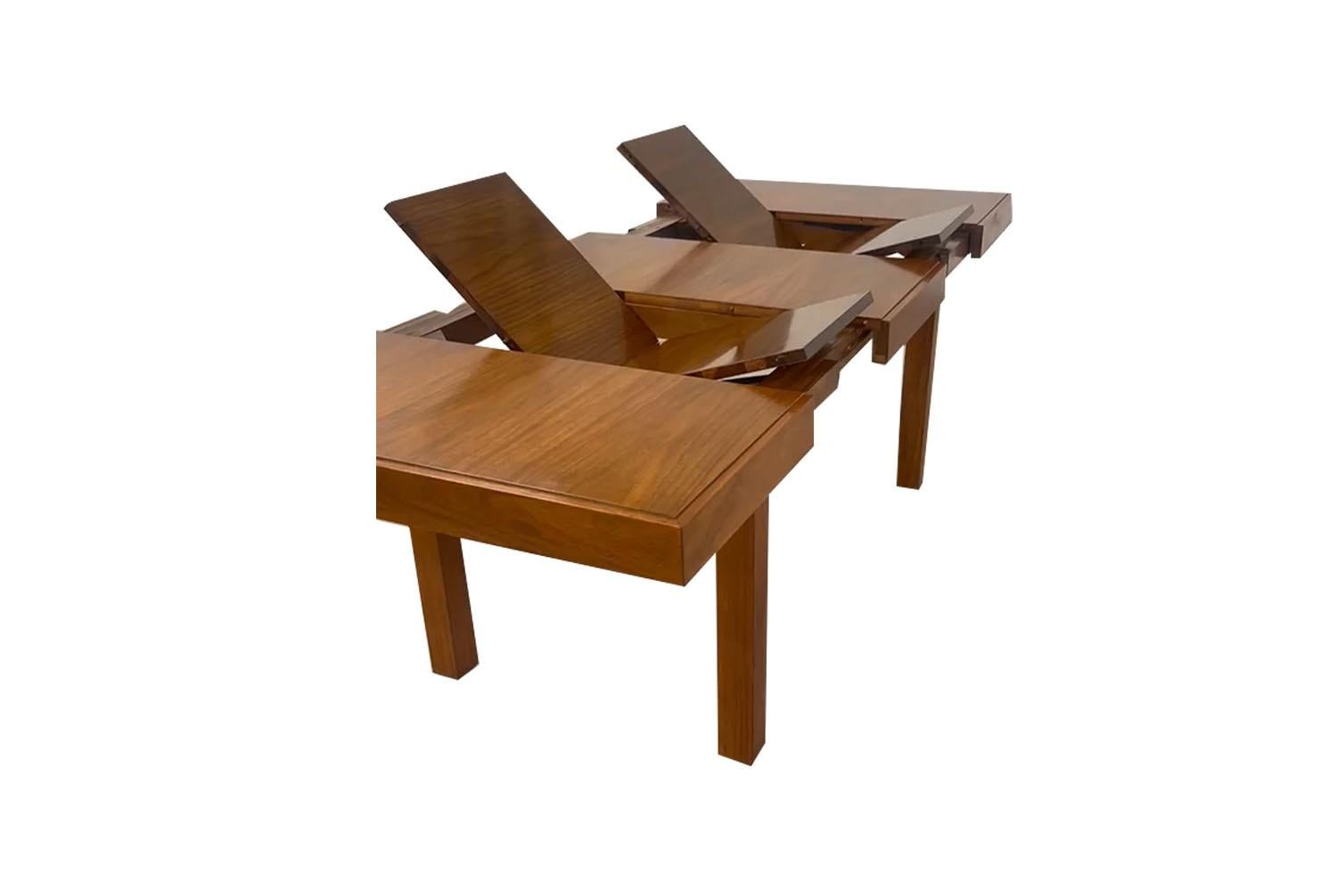 American George Nelson for Herman Miller Extendable Dining Table with Butterfly Leaves For Sale