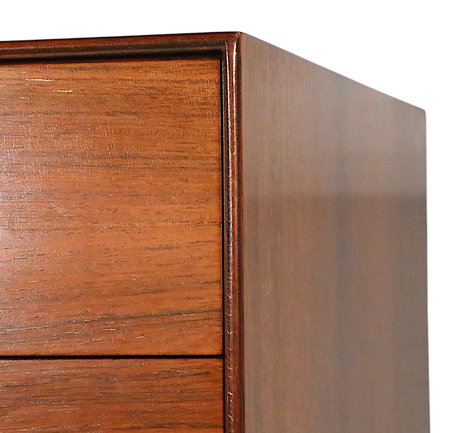 George Nelson per Herman Miller Comò a cinque cassetti con bordo sottile in legno di palissandro anni '50 ca. in vendita 2