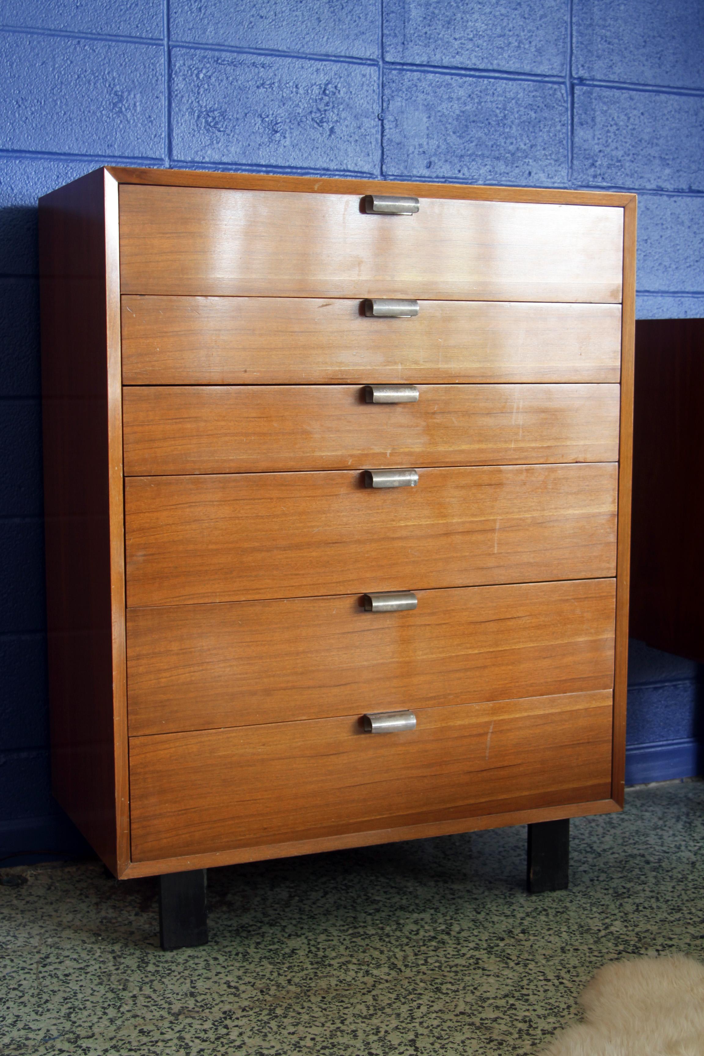 George Nelson for Herman Miller Highboy Dresser In Good Condition For Sale In St. Louis, MO